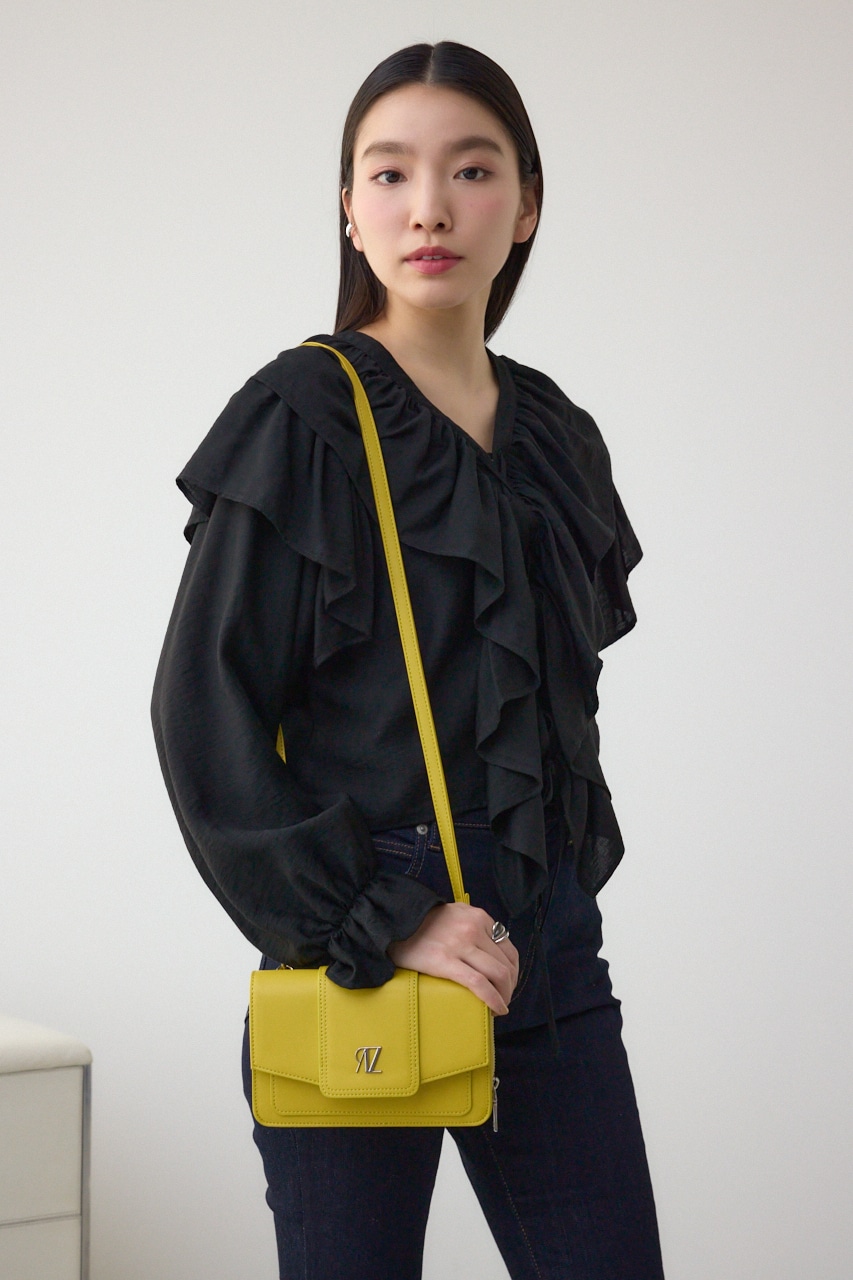 AZモチーフウォレットバッグ LIME FREE