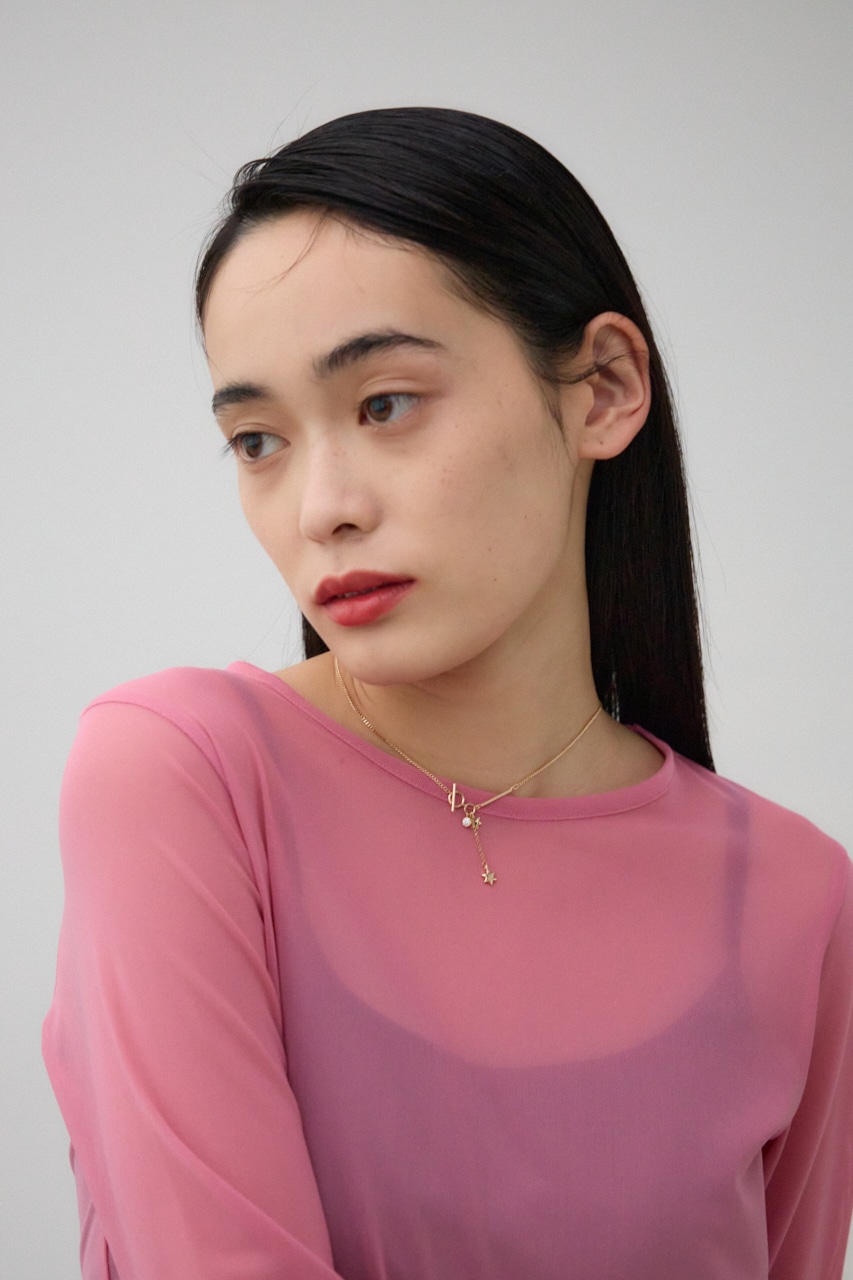 アスタリスクマルチチャームネックレス L/GLD FREE