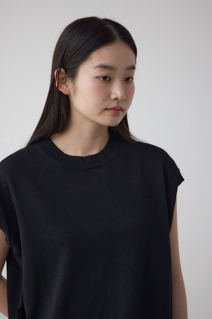 フハクキリカエデザインドルマンニット BLK FREE