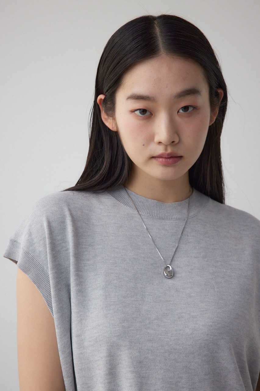 フハクキリカエデザインドルマンニット GRY FREE