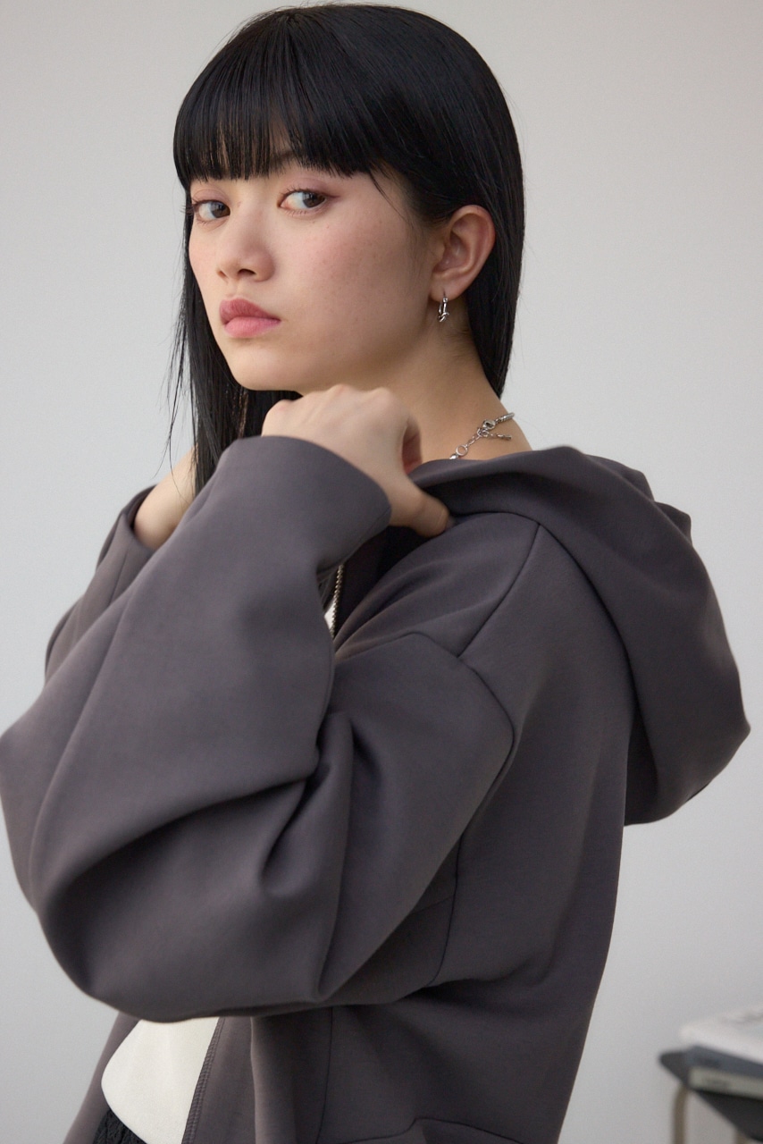 デザインポンチパーカー C.GRY FREE