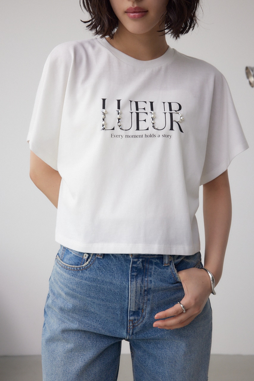 ジュエリーアソートプリントTシャツ WHT FREE