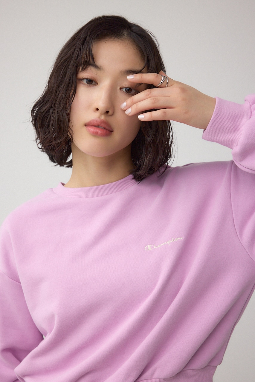 Champion CREW NECK SWEATSHIRT PUR M