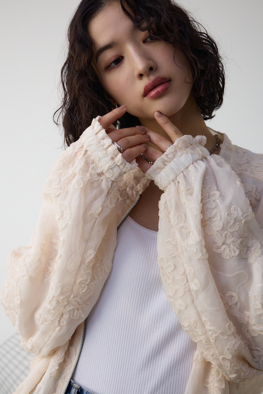 クラフトシアーレースブルゾン IVOY FREE