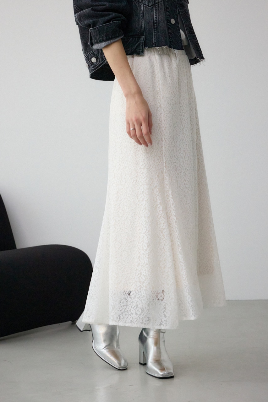 AZUL BY MOUSSY | レースフレアスカート (スカート(ロング