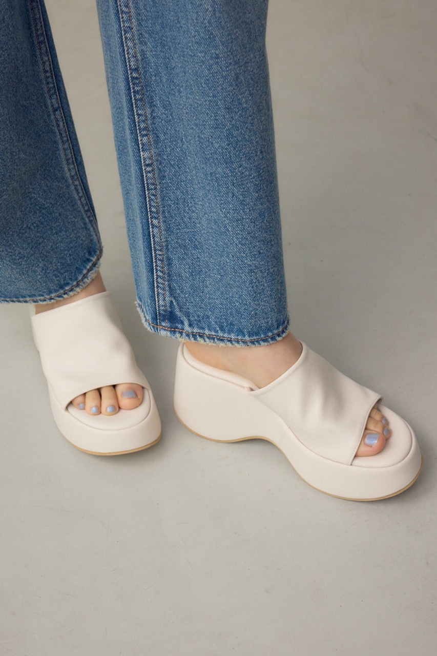 プラットフォームミュールサンダル IVOY S