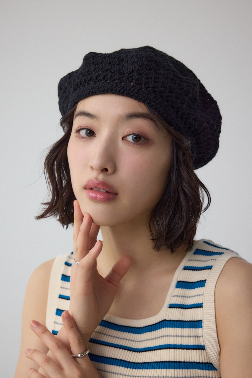 カギアミニットベレー BLK FREE