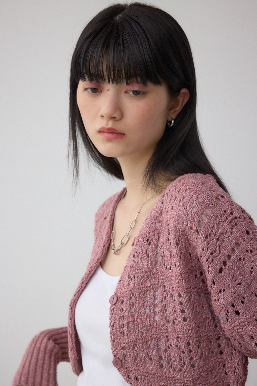 クロシェニットボレロ D/PNK FREE