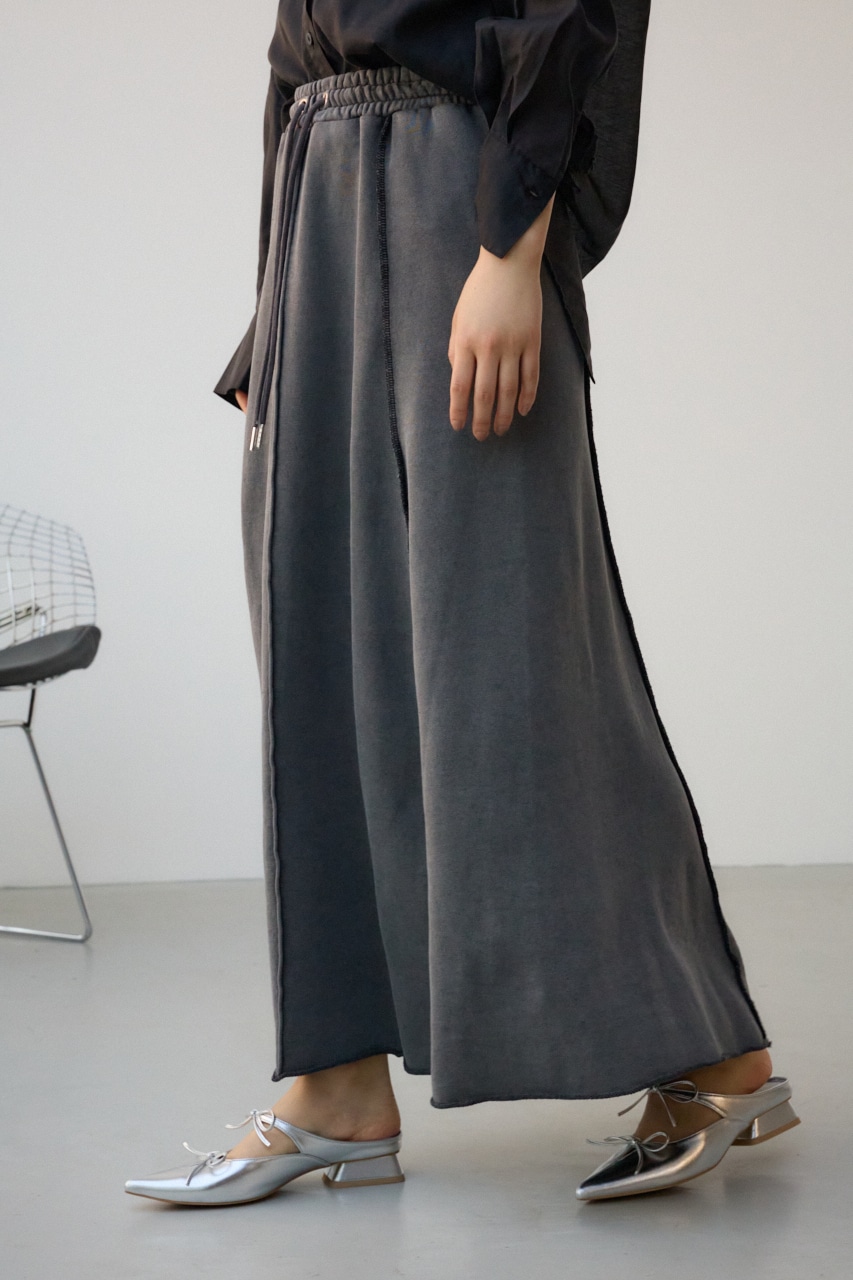 ビンテージライクウラケスカート BLK FREE
