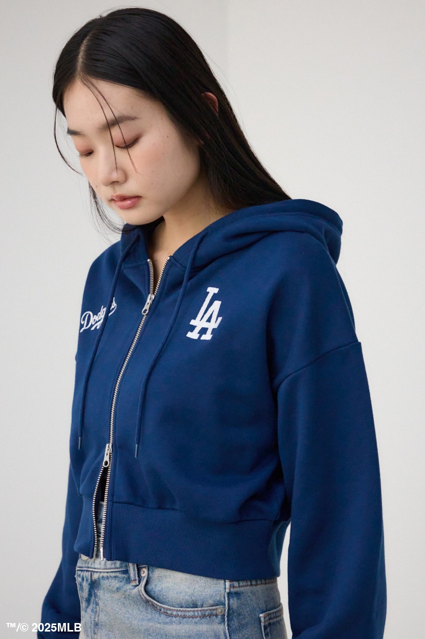 【MLB】ジップフーディー NVY FREE