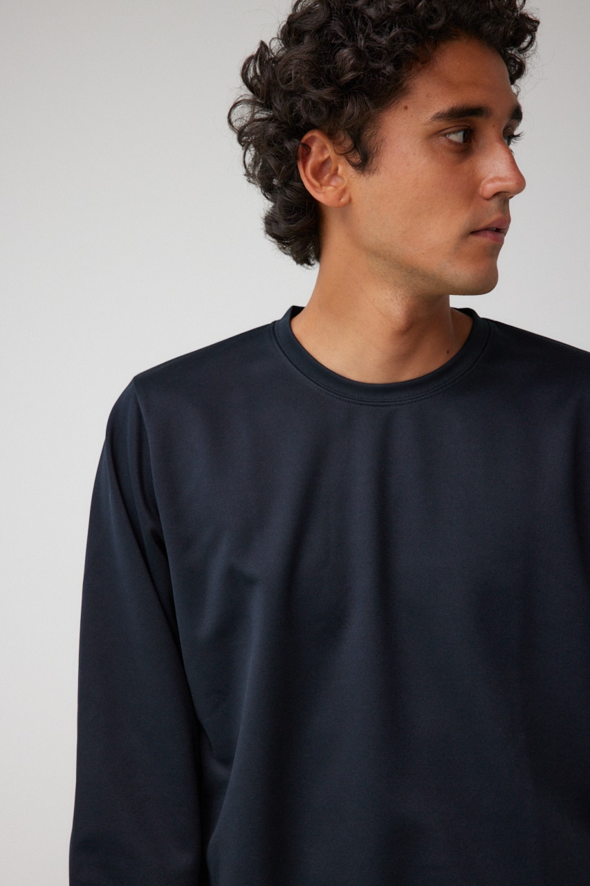 ベーシックポンチロングTシャツ BLK M