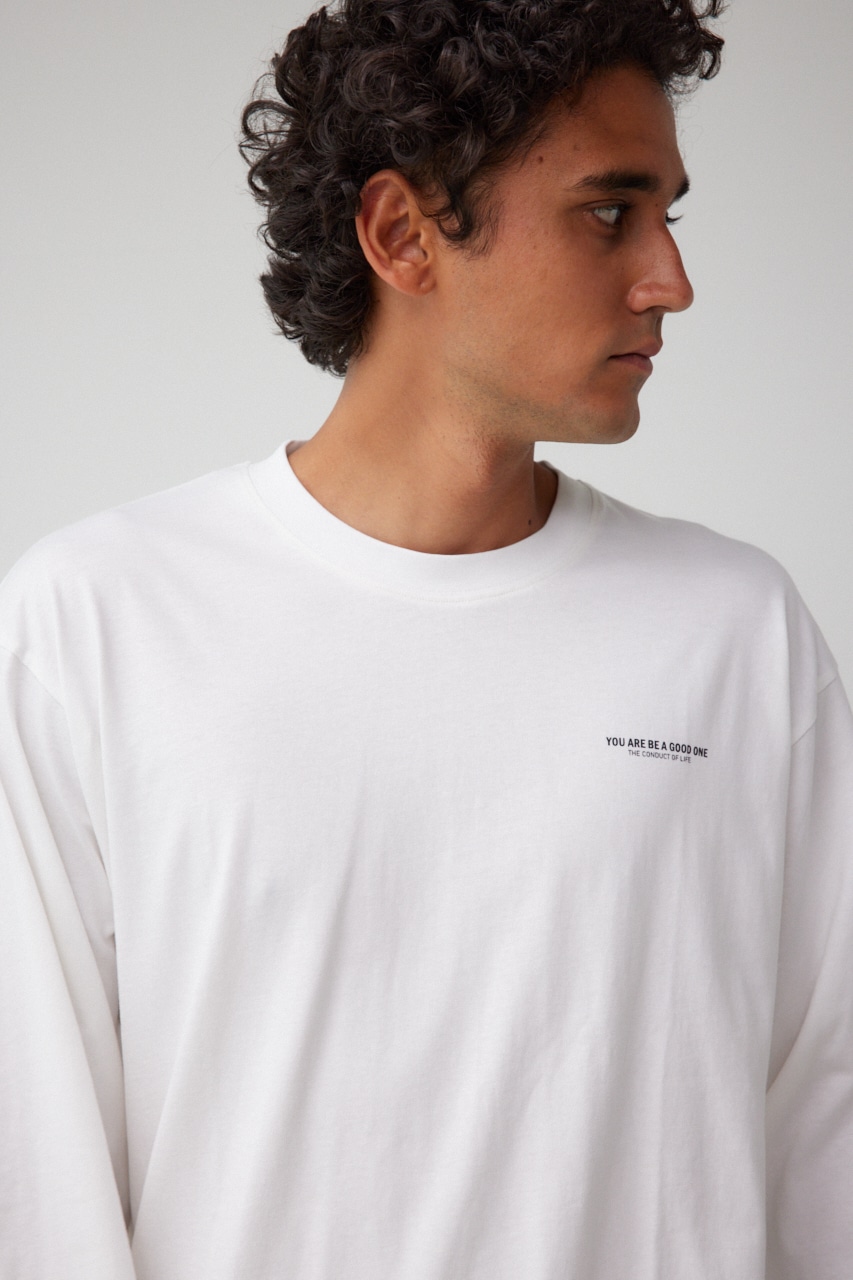 WHATEVER ロングTシャツ WHT L