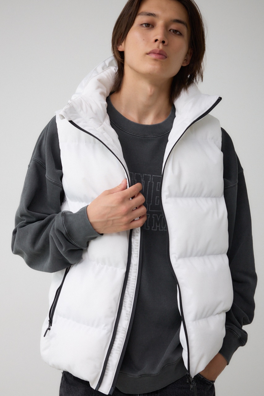 B-HEATオーウェンストレッチ中綿ベスト WHT L-XL