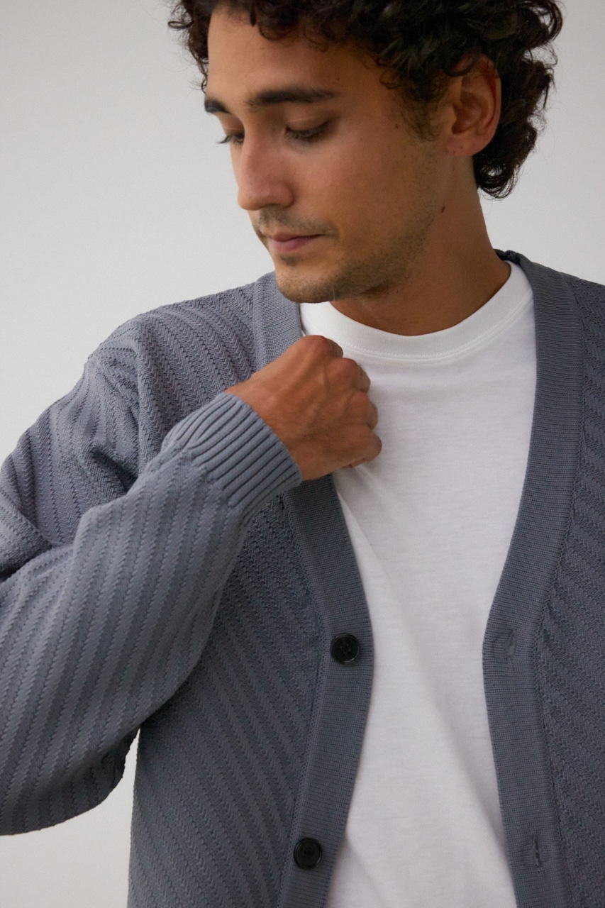 バイヤスセットカーディガン GRY FREE