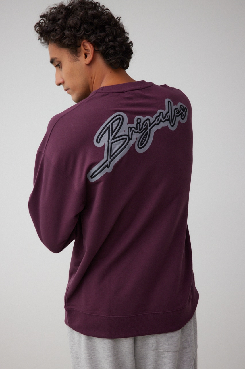 バックロゴビッグトップス D/PUR FREE