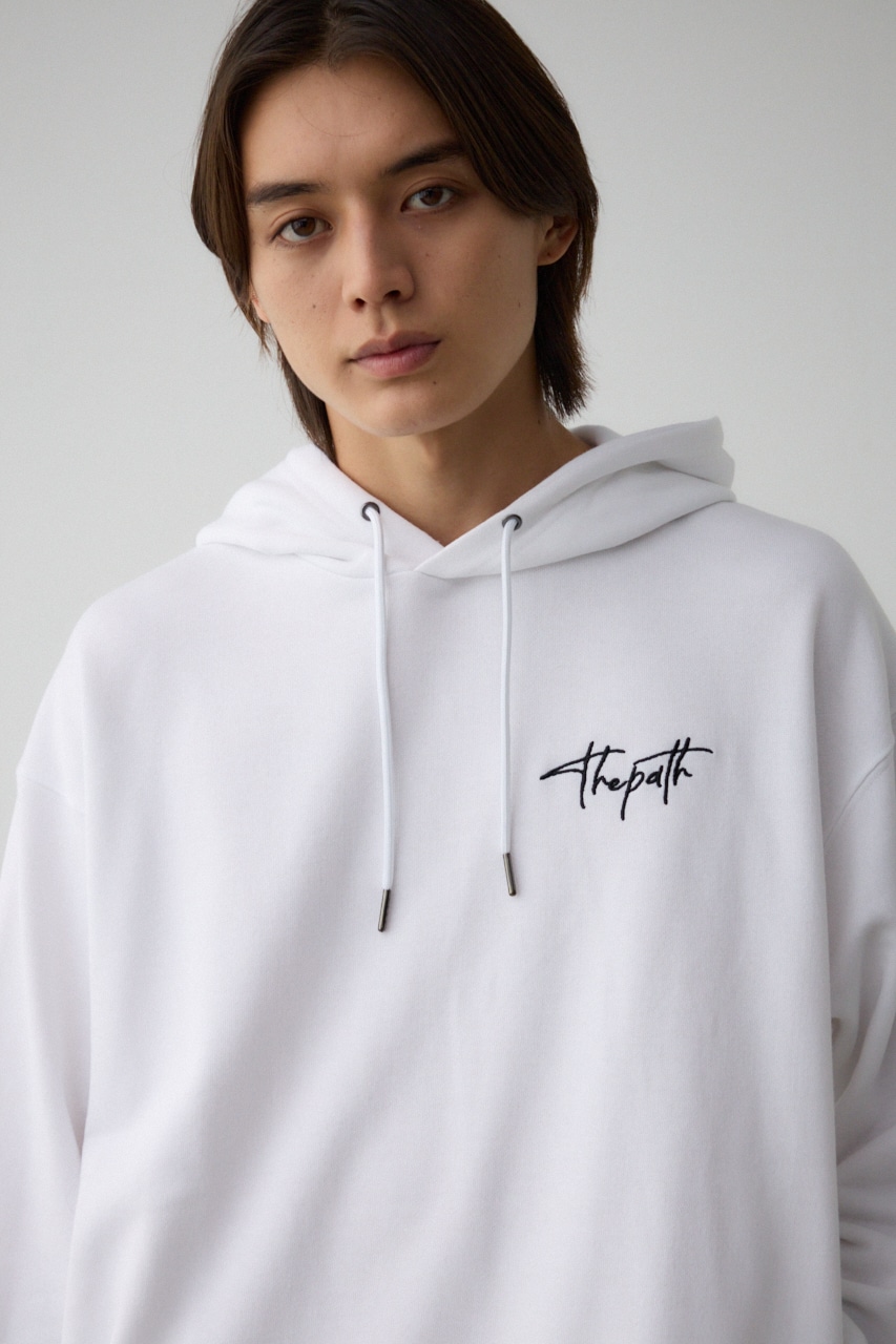 相良刺繍スウェットパーカー WHT FREE