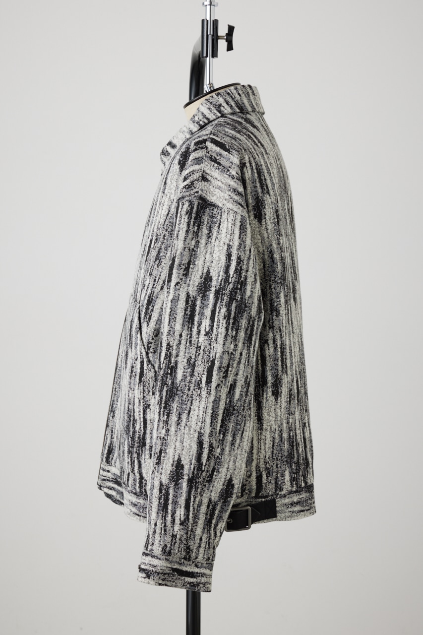 ジャガードジップシャウター 柄BLK FREE