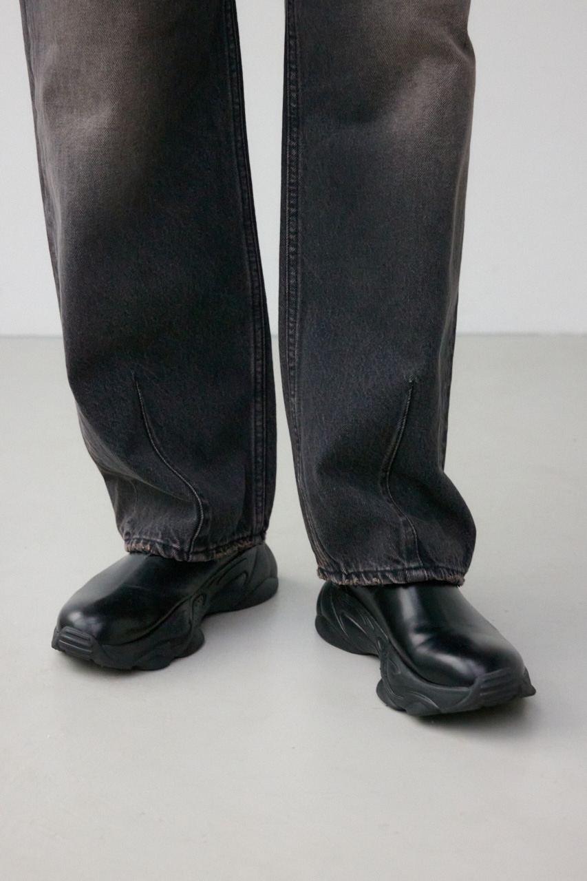 ハイブリッドショートブーツ BLK L