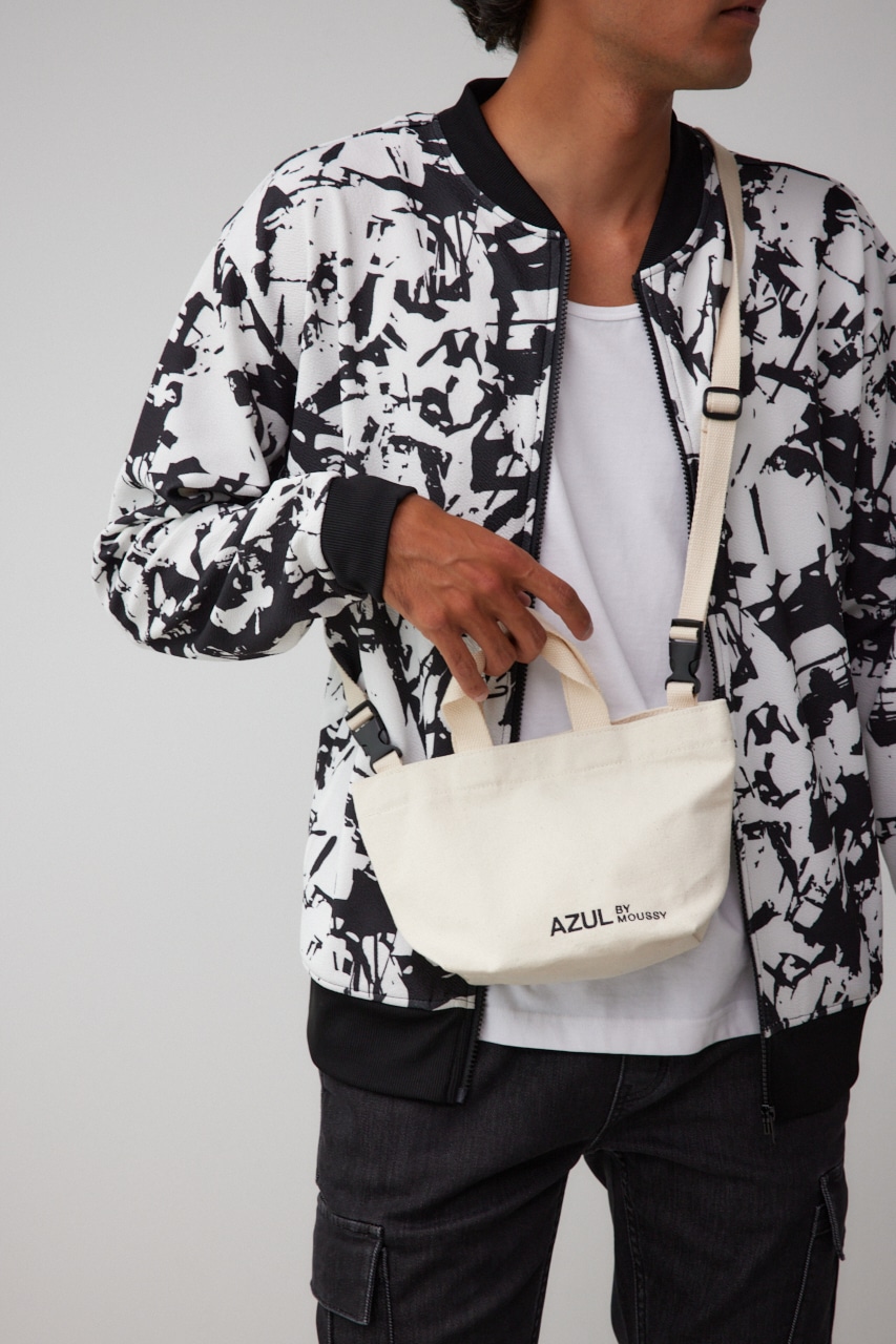 キャンバス2WAYミニバッグ O/WHT FREE