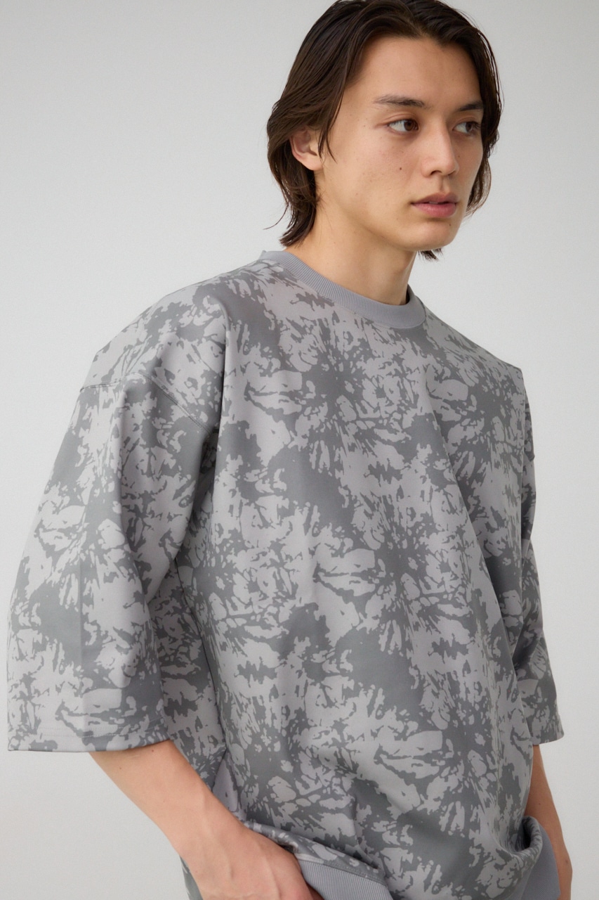 スプラッシュ総柄ビッグトップス 柄GRY FREE