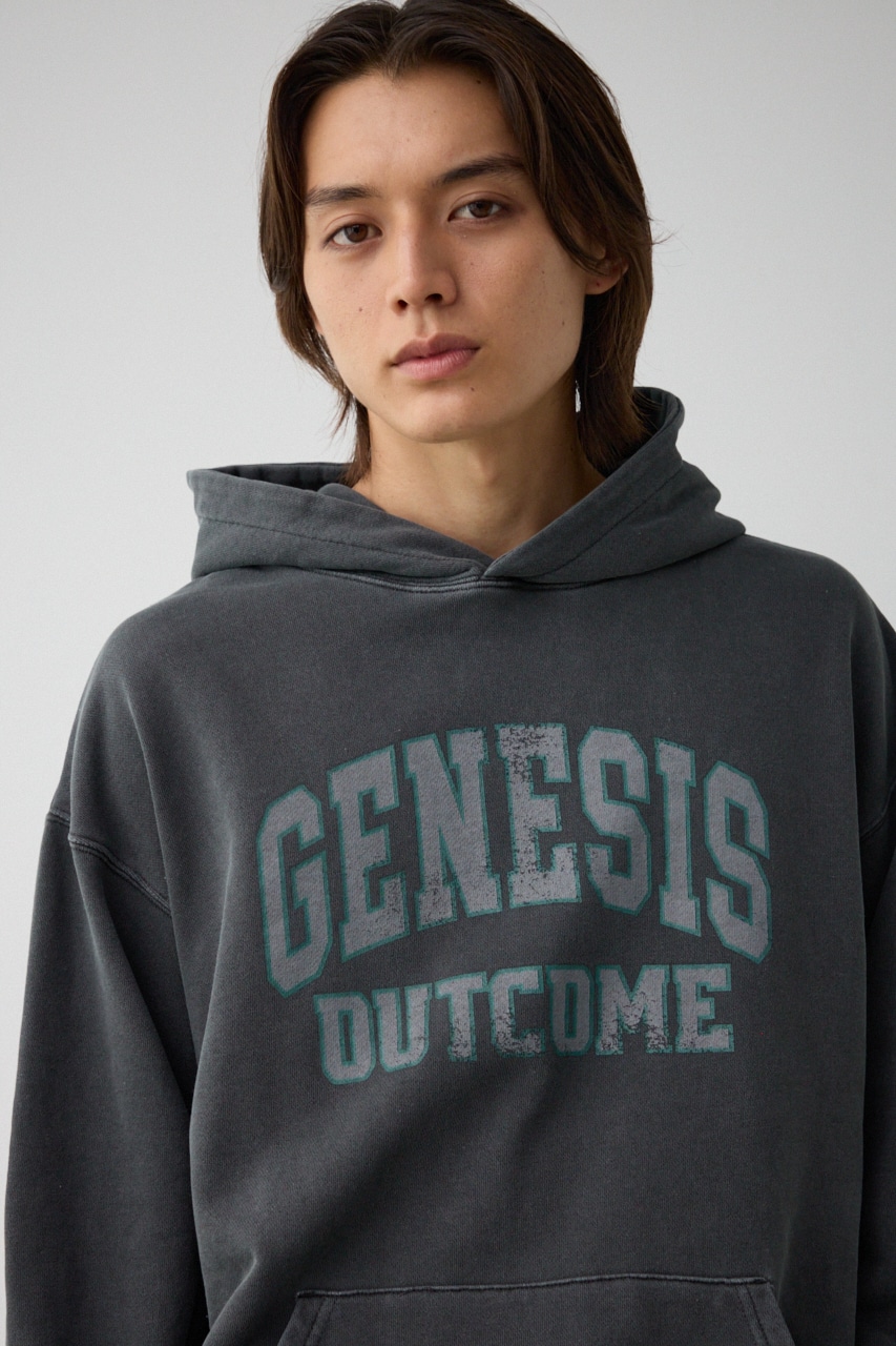 ピグメントフーディースウェット L/BLK FREE