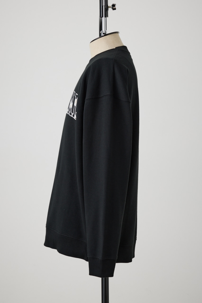 GENERALシアーロゴスウェット BLK FREE