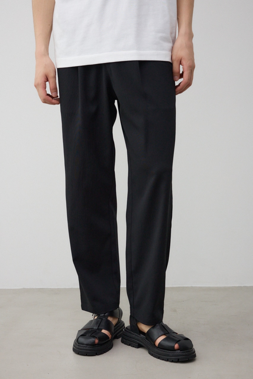リラックスシルエットパンツ BLK FREE