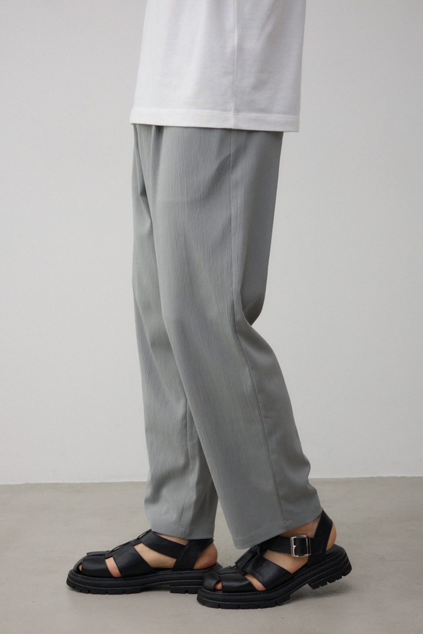 リラックスシルエットパンツ L/GRY FREE