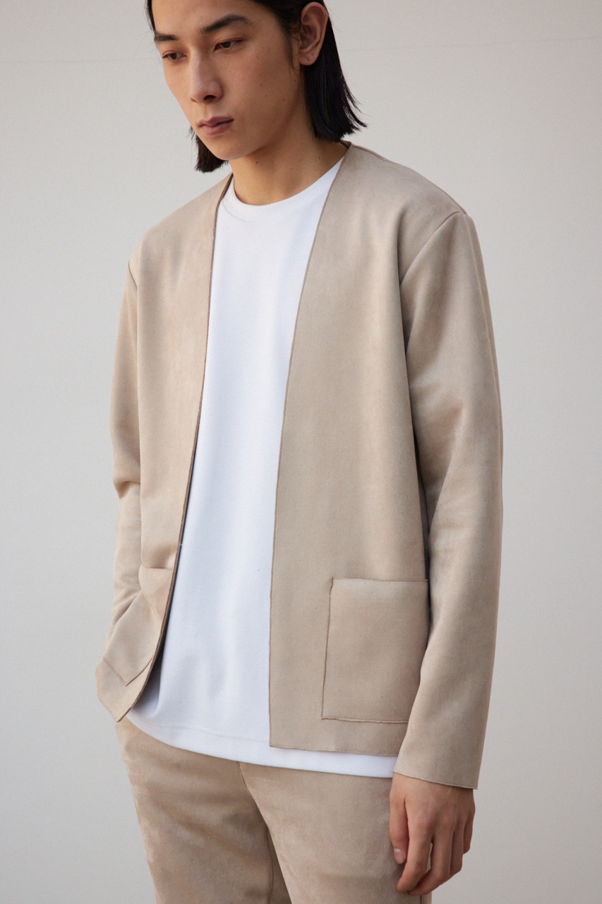 プリマベーラフェイクスウェードトッパー BEG M