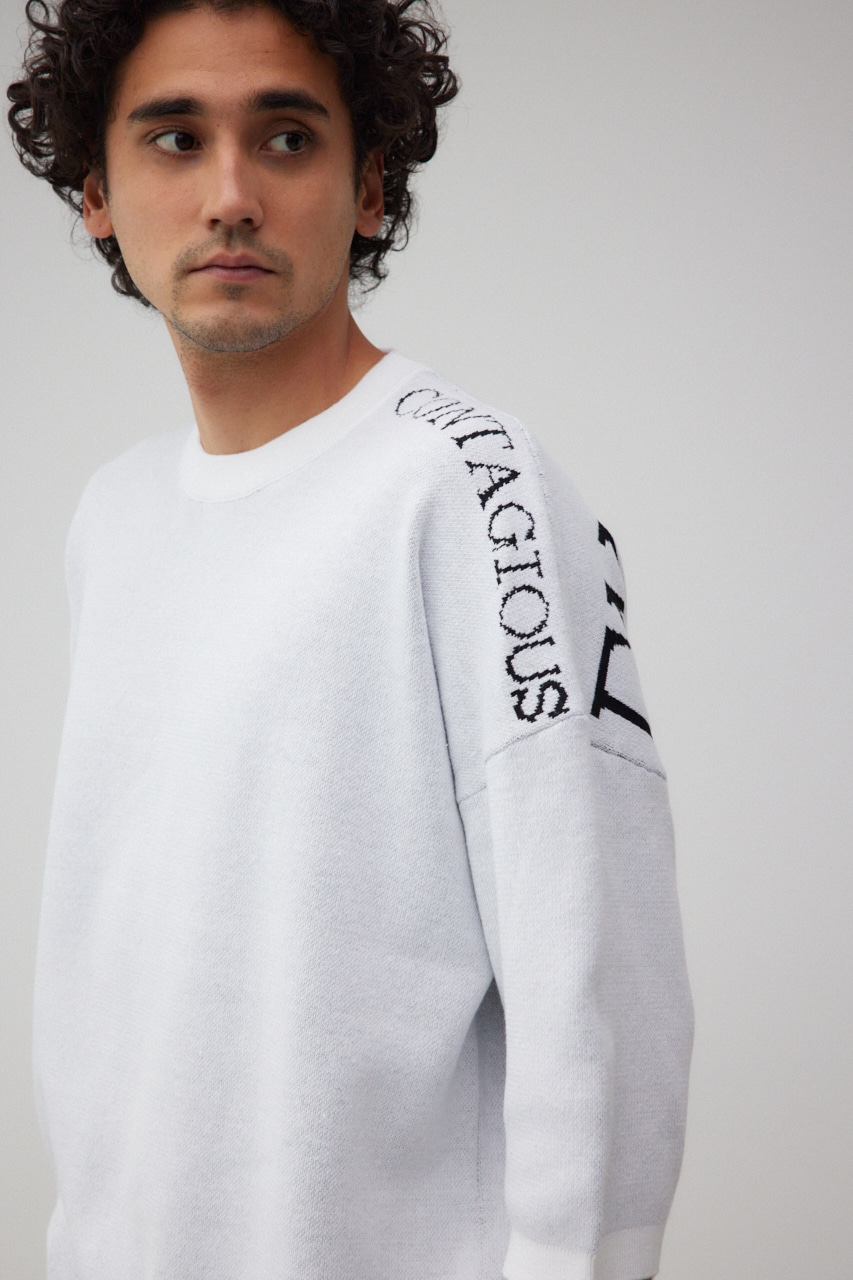 ENTHUSIAM オーバーサイズニット WHT FREE