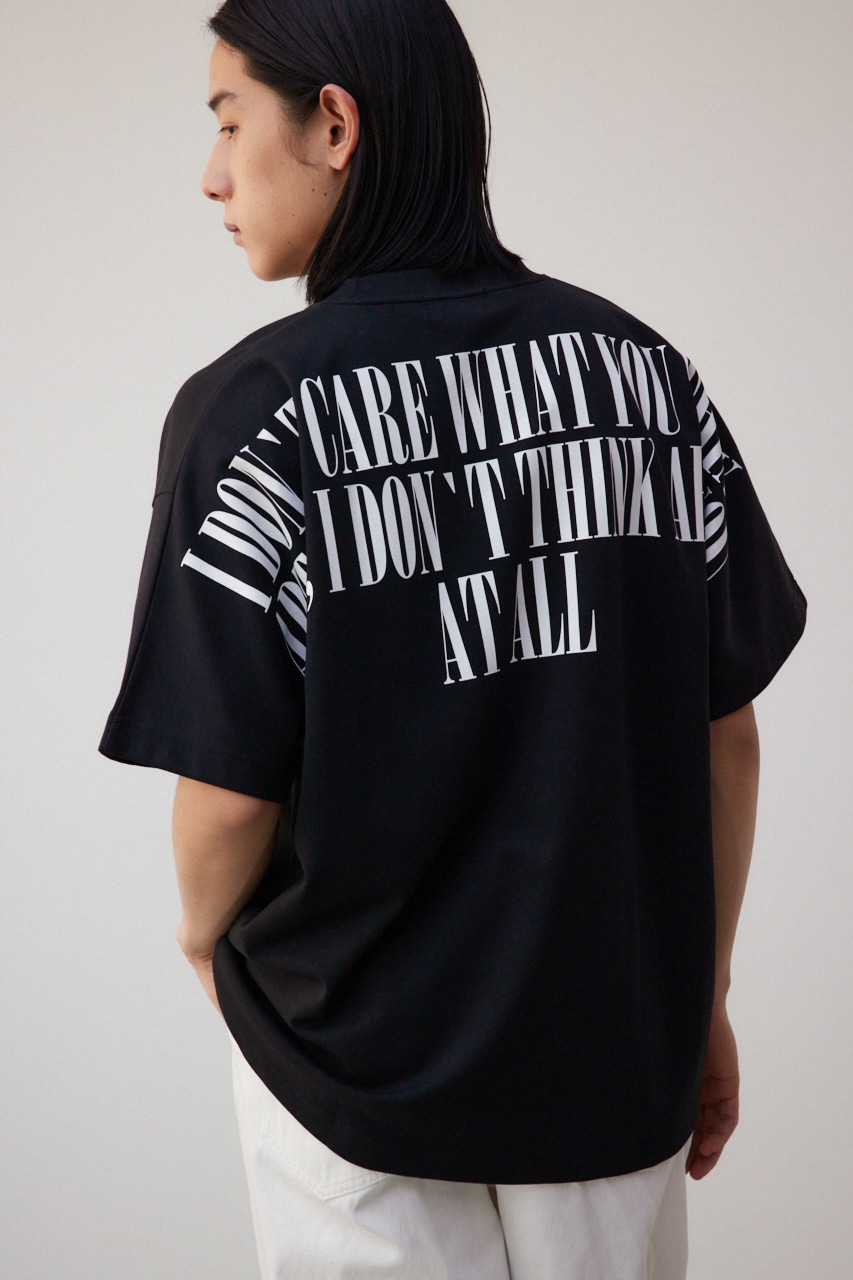 BITE MEバックグラフィックTシャツ BLK FREE