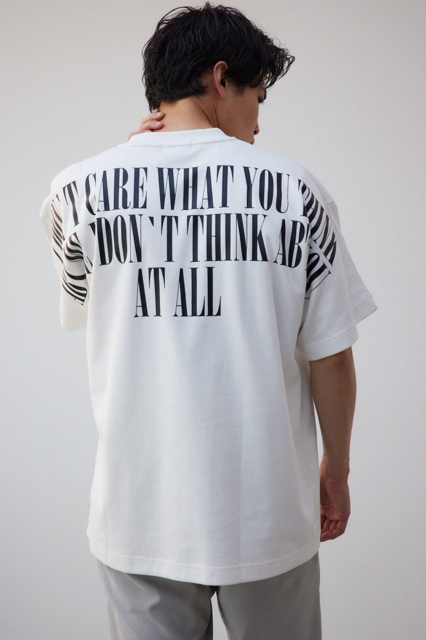 BITE MEバックグラフィックTシャツ WHT FREE