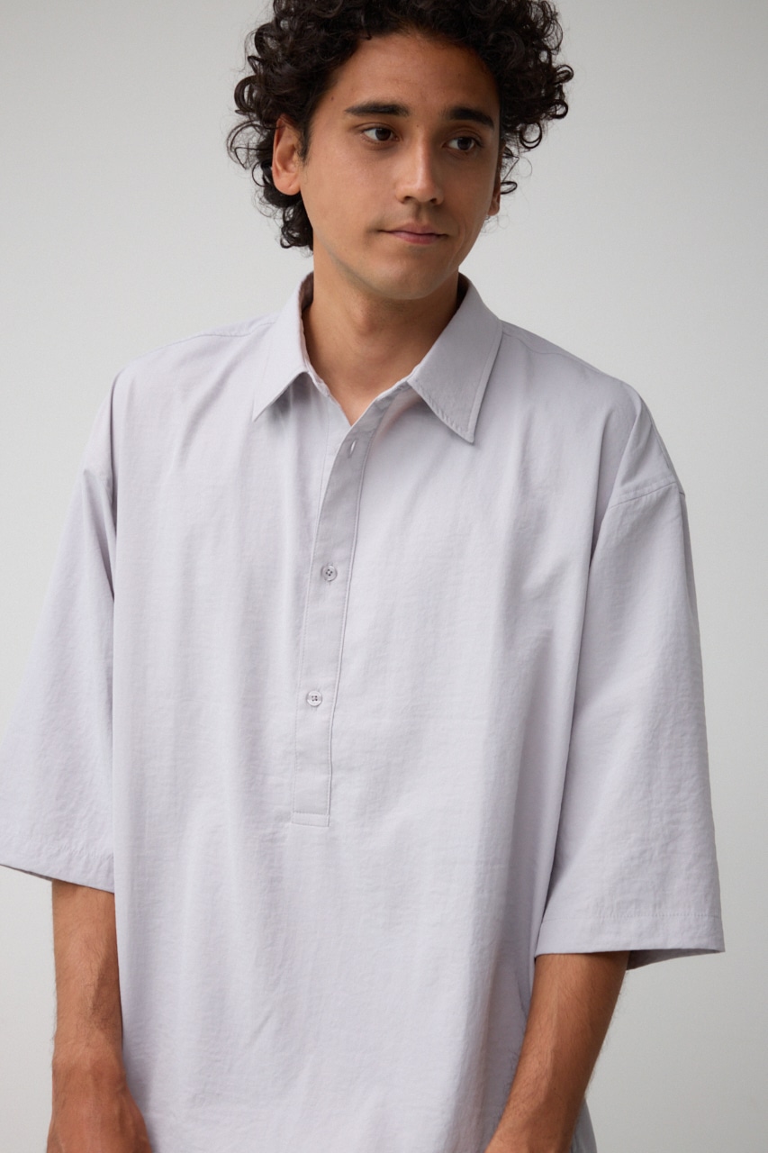 スキッパープルオーバーシャツ L/GRY FREE