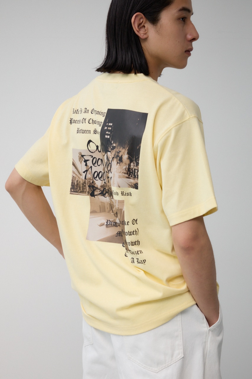 スリーフォトバックTEE L/YEL M