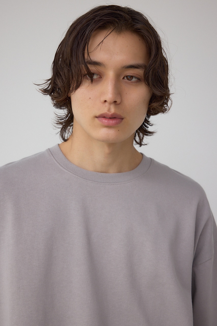 エクストリームコットン刺繍TEE GRY L