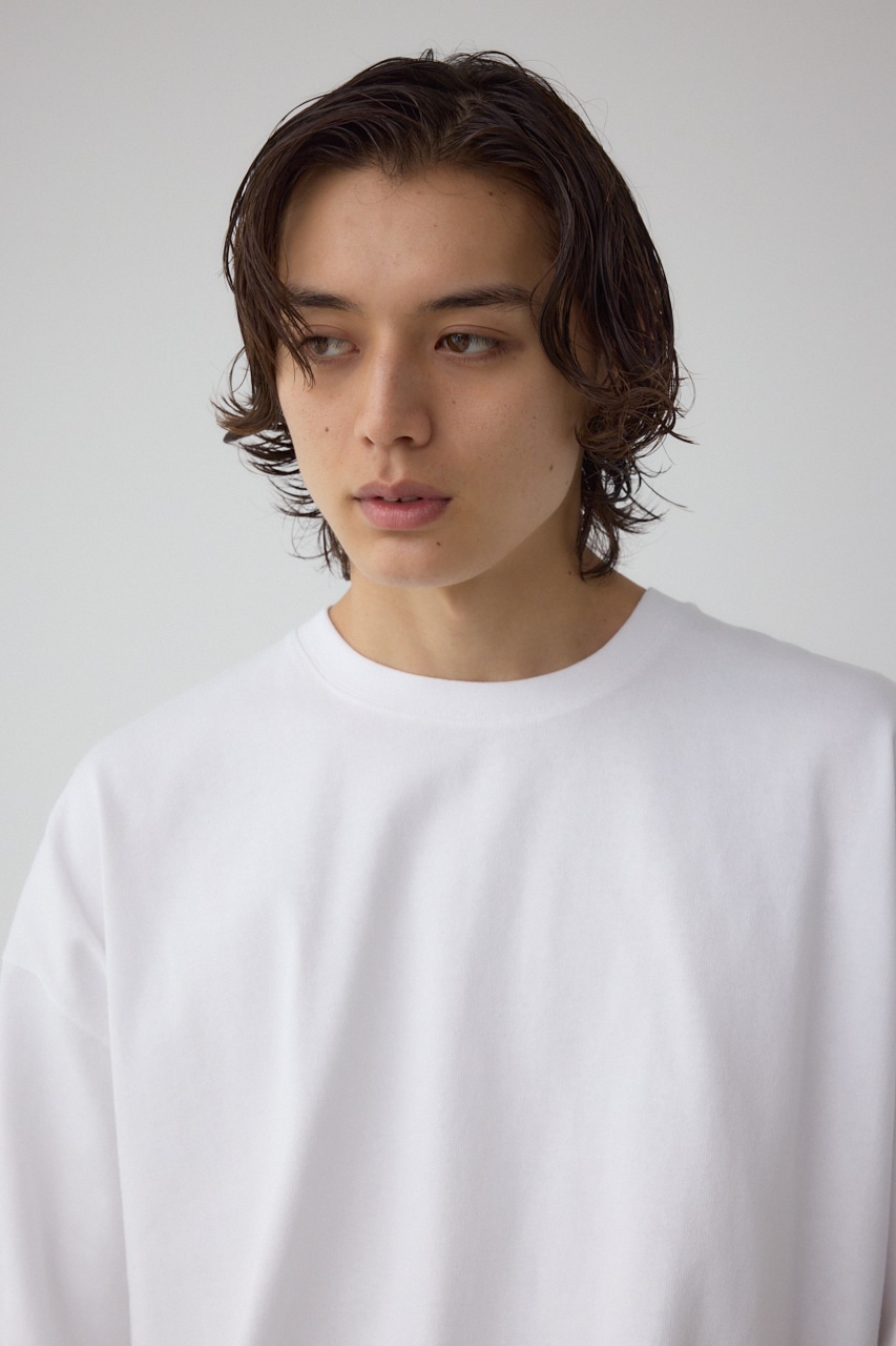 エクストリームコットン刺繍TEE WHT L