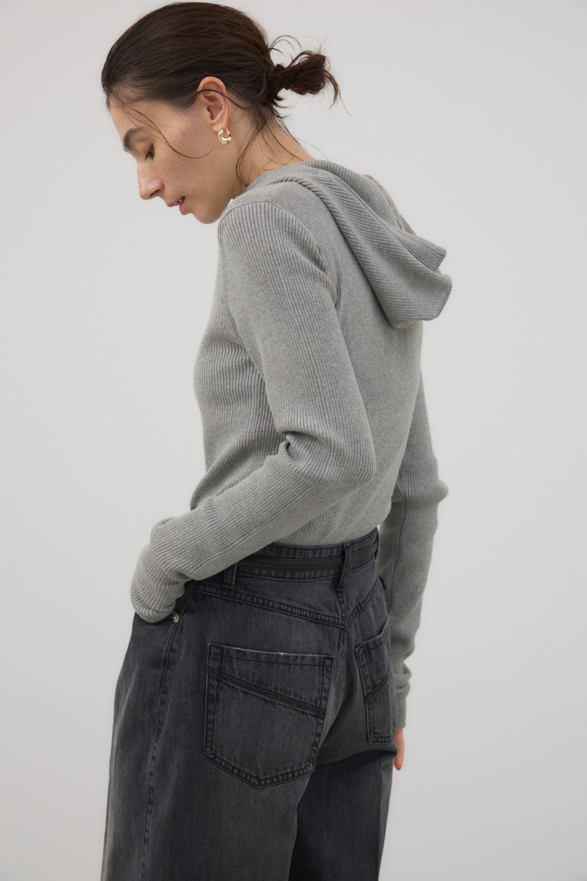 バラクラバニットプルオーバー GRY FREE