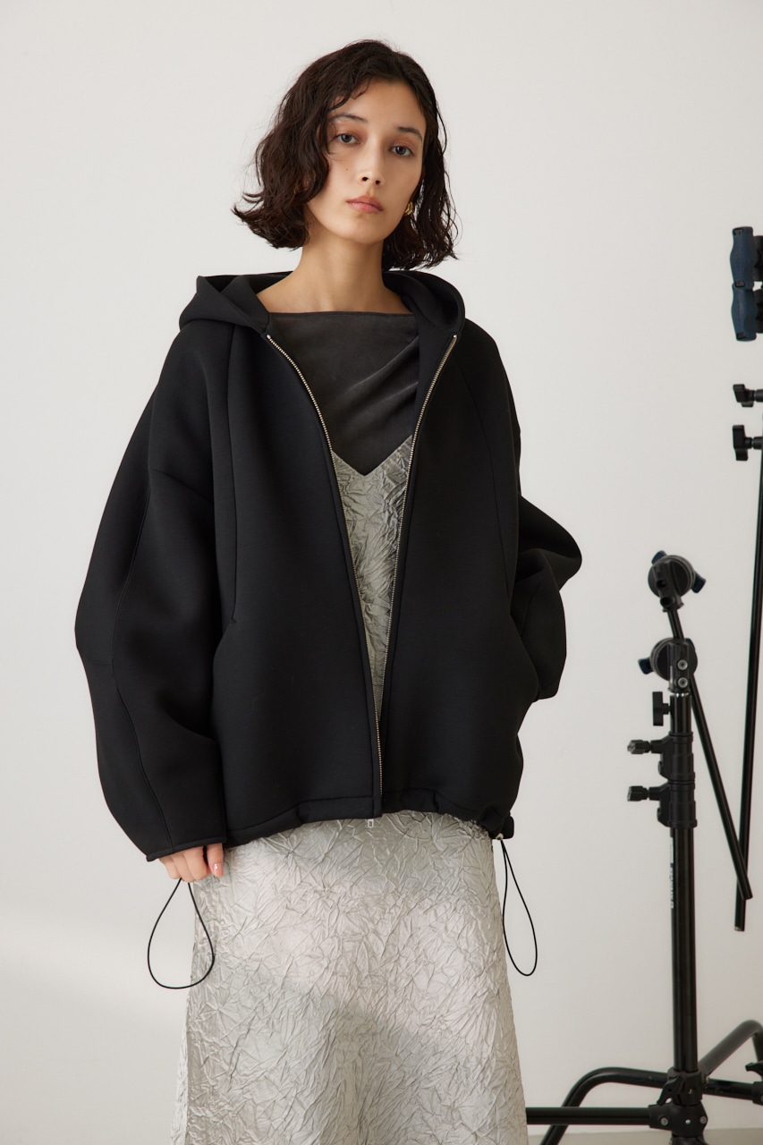 フォルムダンボールパーカー BLK FREE