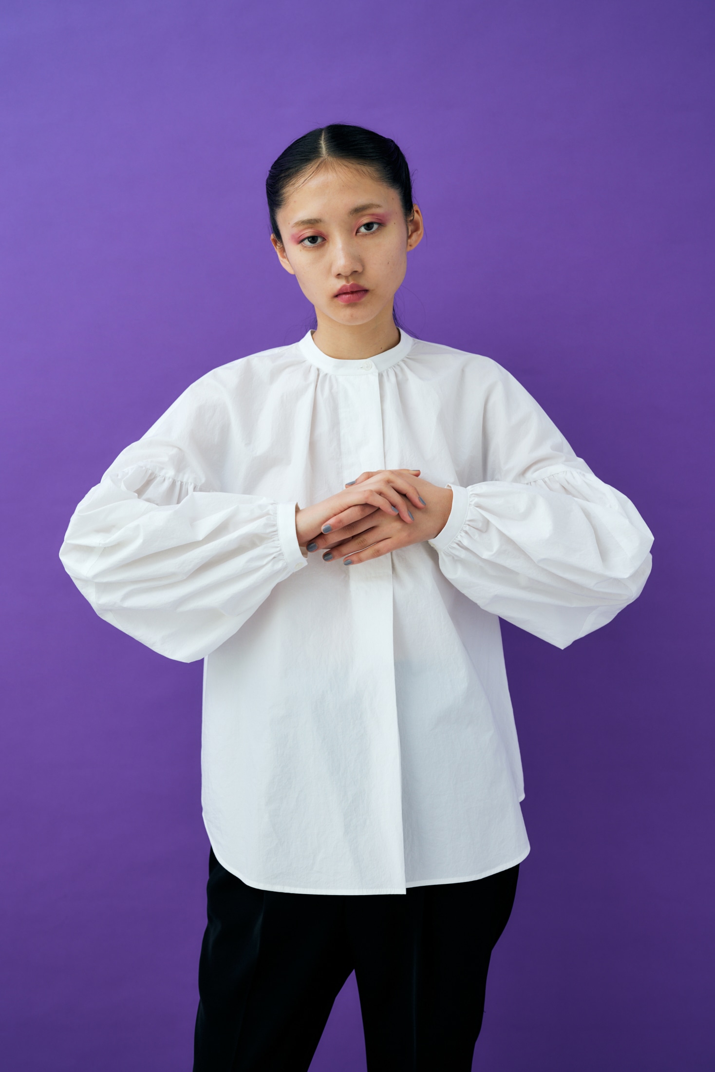 VOLUME ARM BLOUSE|38|WHT|SHIRTS AND BLOUSES||ENFÖLD OFFICIAL