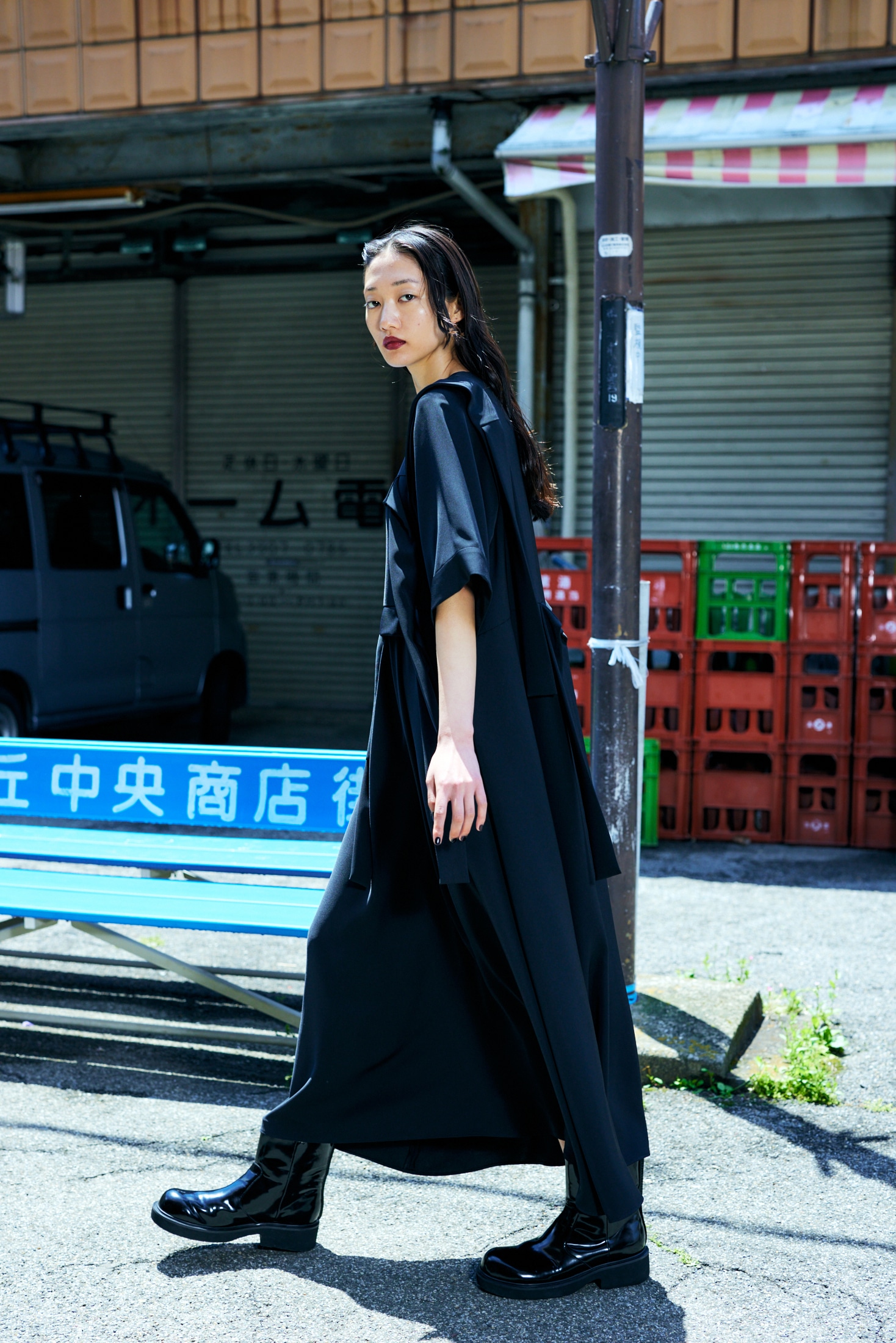 STRING DRAPE-DRESS｜36｜BLK｜DRESS｜|ENFÖLD OFFICIAL ONLINE STORE  