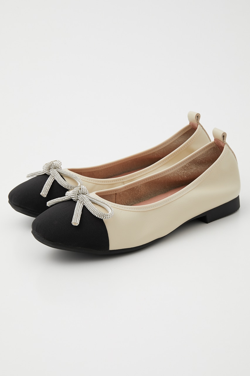 エリーゼバレエシューズ 柄WHT 24.0cm