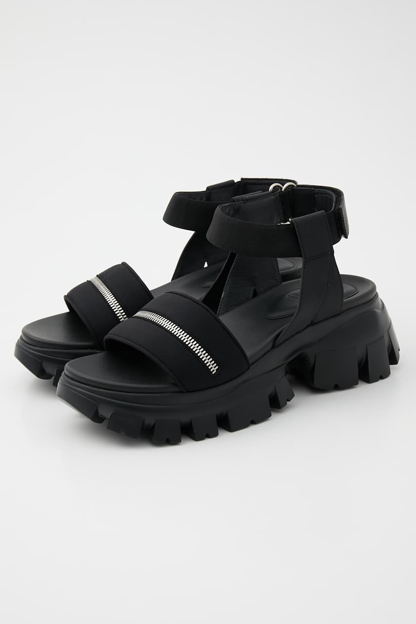 ダイバーラギッドソールサンダル BLK 24.0cm