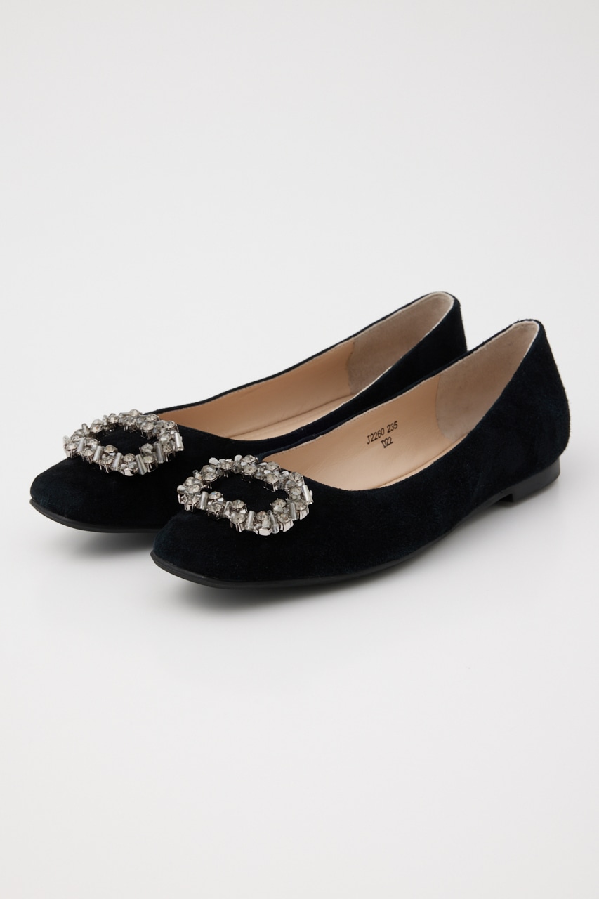 ジュールバックルフラット D/BLK 23.5cm