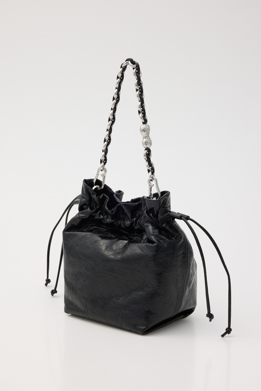 ミニマルバケットバッグ BLK FREE