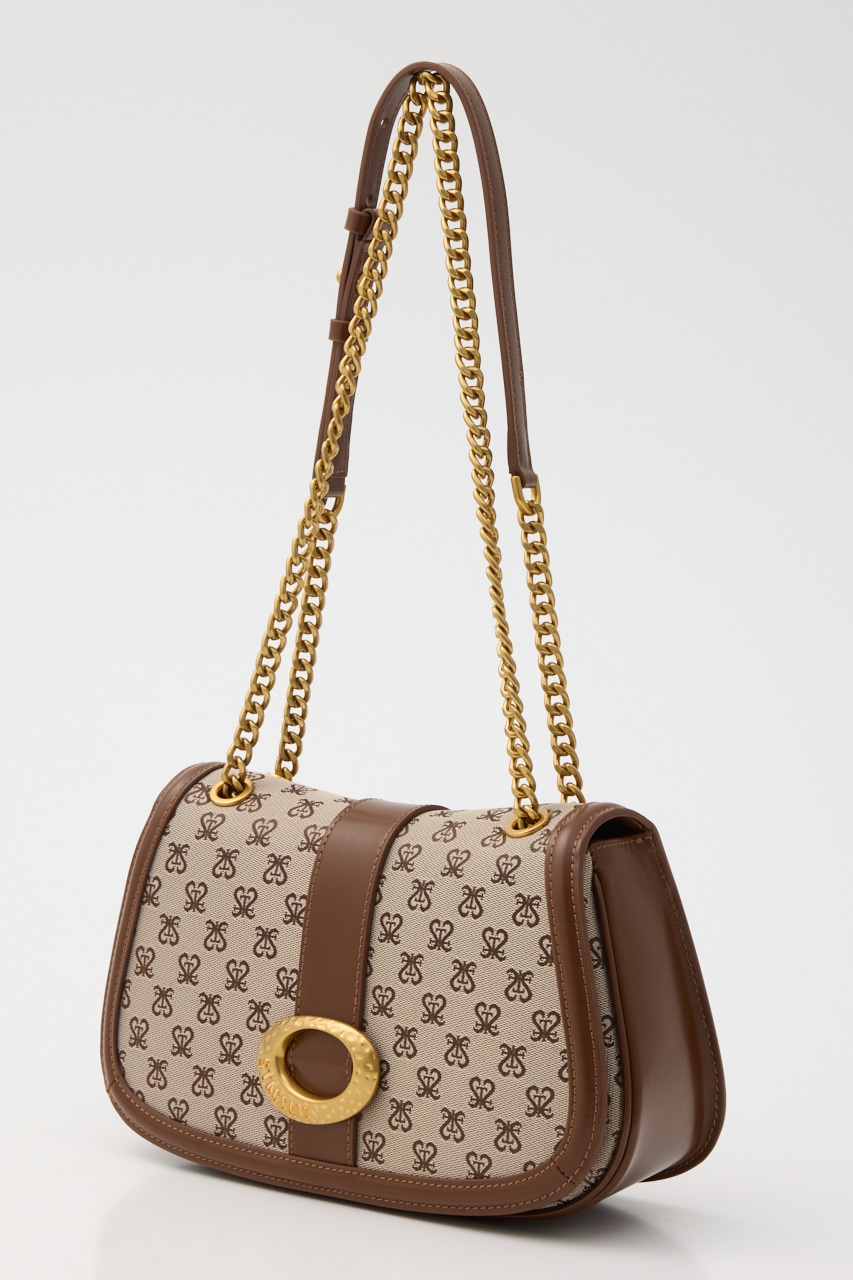 モノグラムフラップバッグ 柄BRN FREE