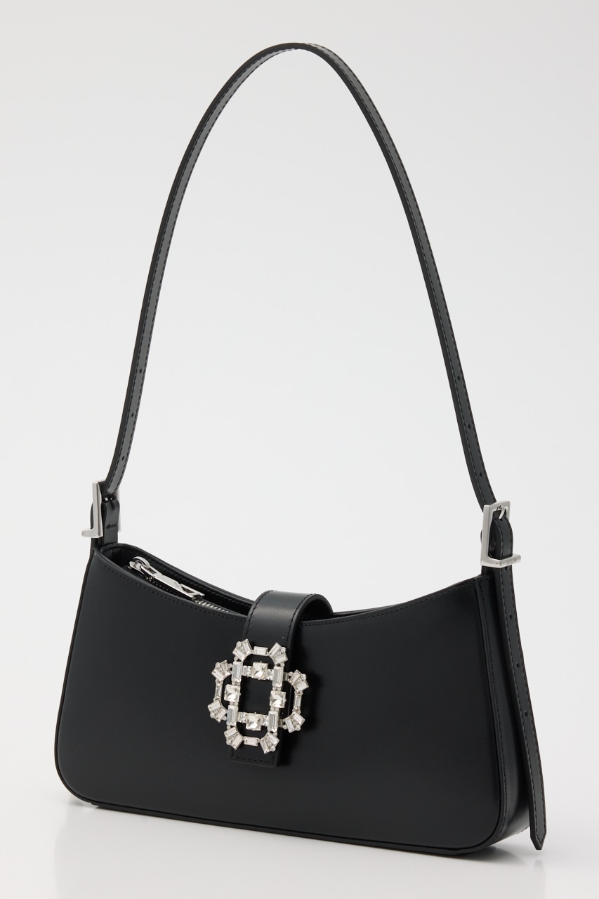 クリスタルハンドバッグ BLK FREE