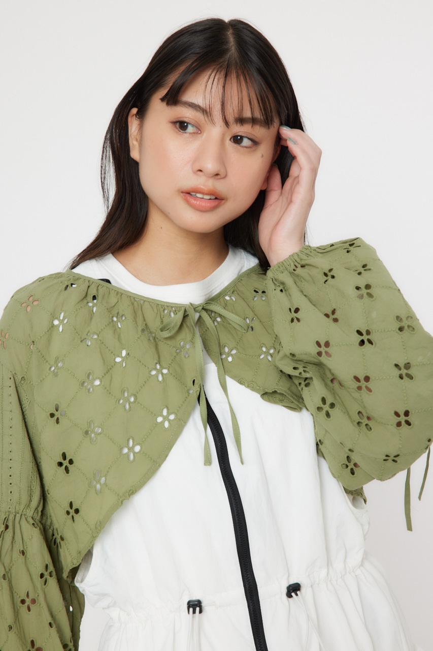 カットワークレースボレロ 2 KHA FREE