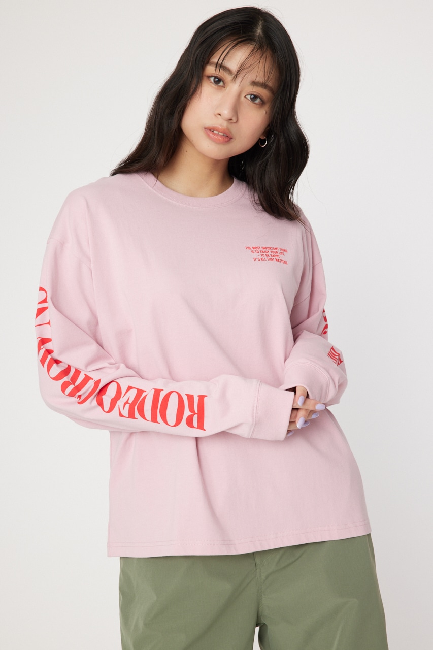 RODEO CROWNS WIDE BOWL | バンダナスターアップリケL/S Tシャツ (T 