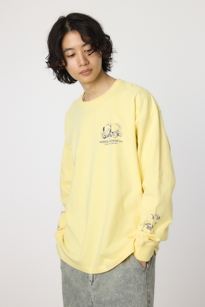 RODEO CROWNS WIDE BOWL | フルーツロゴロングスリーブTシャツ