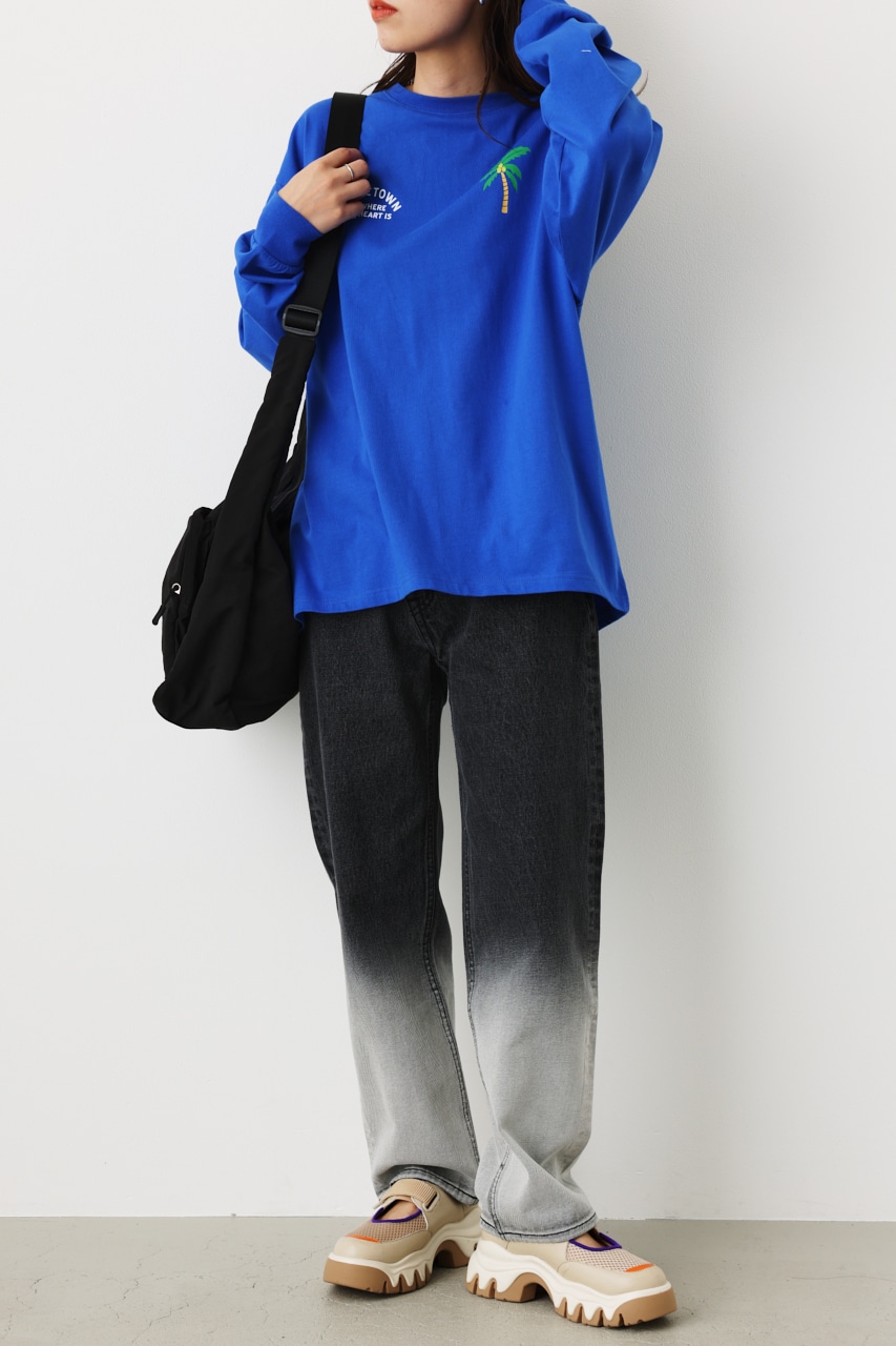 【一部店舗・WEB限定】Vintage World ロングTシャツ BLU FREE